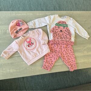 SET: Stella McCartney, Marc Jacobs, Moschino designer baby clothes 6 month old